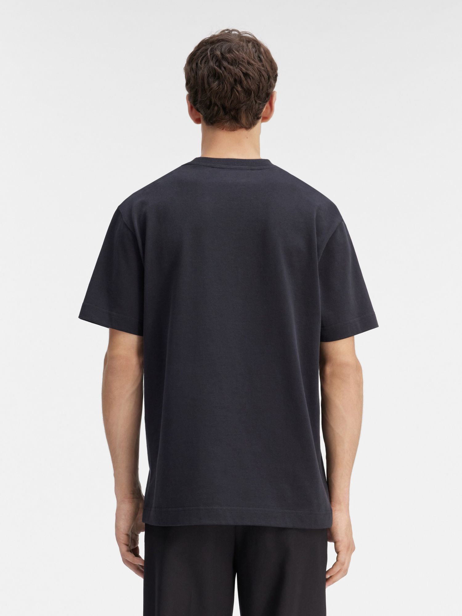 Shop Jacquemus Logo Embroidered Crewneck T-shirt In Black