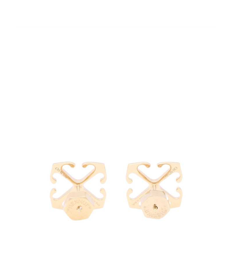 Off-white Mini Arrow Earrings In Yellow