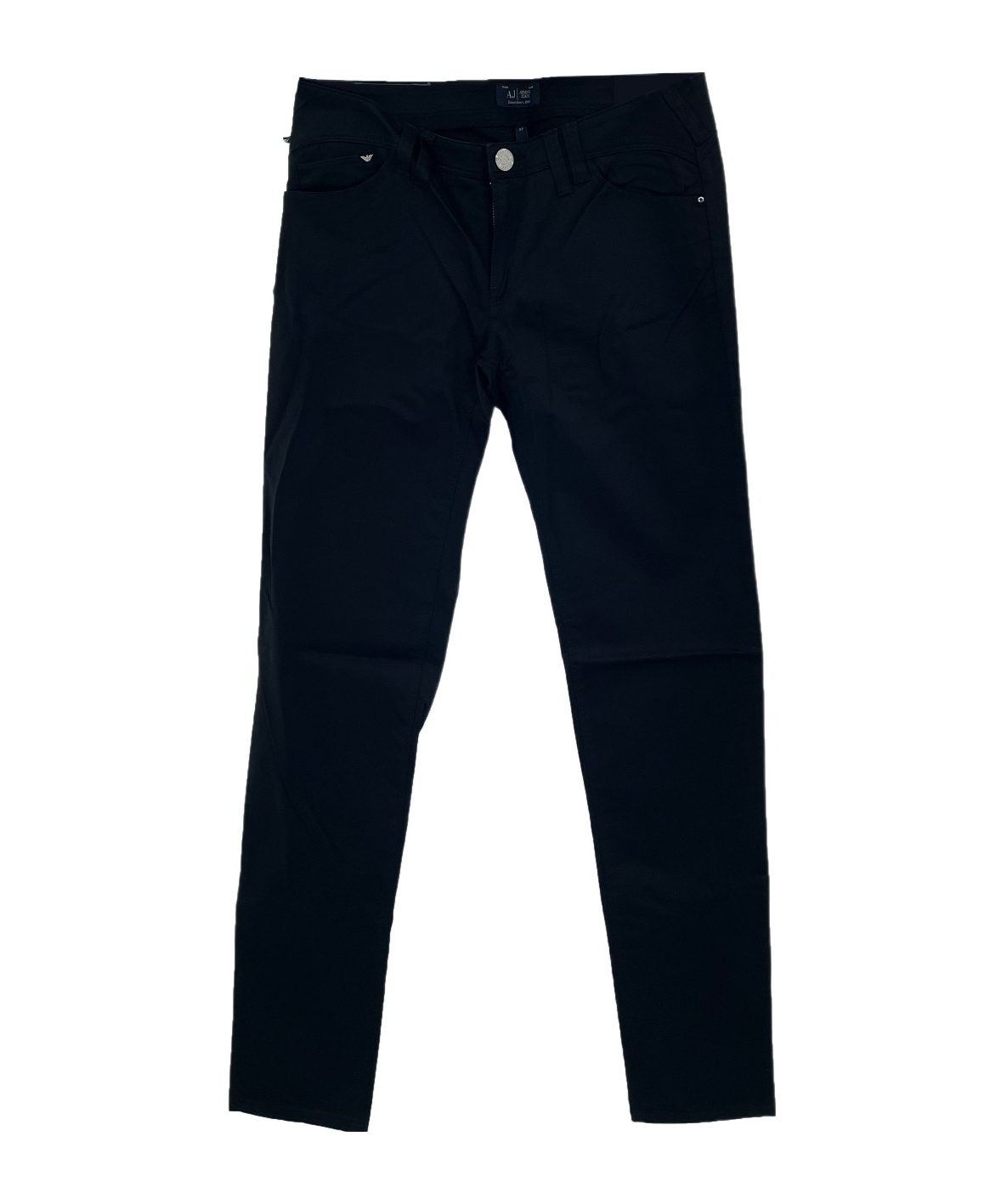 Shop Armani Jeans Logo Jeans In Black