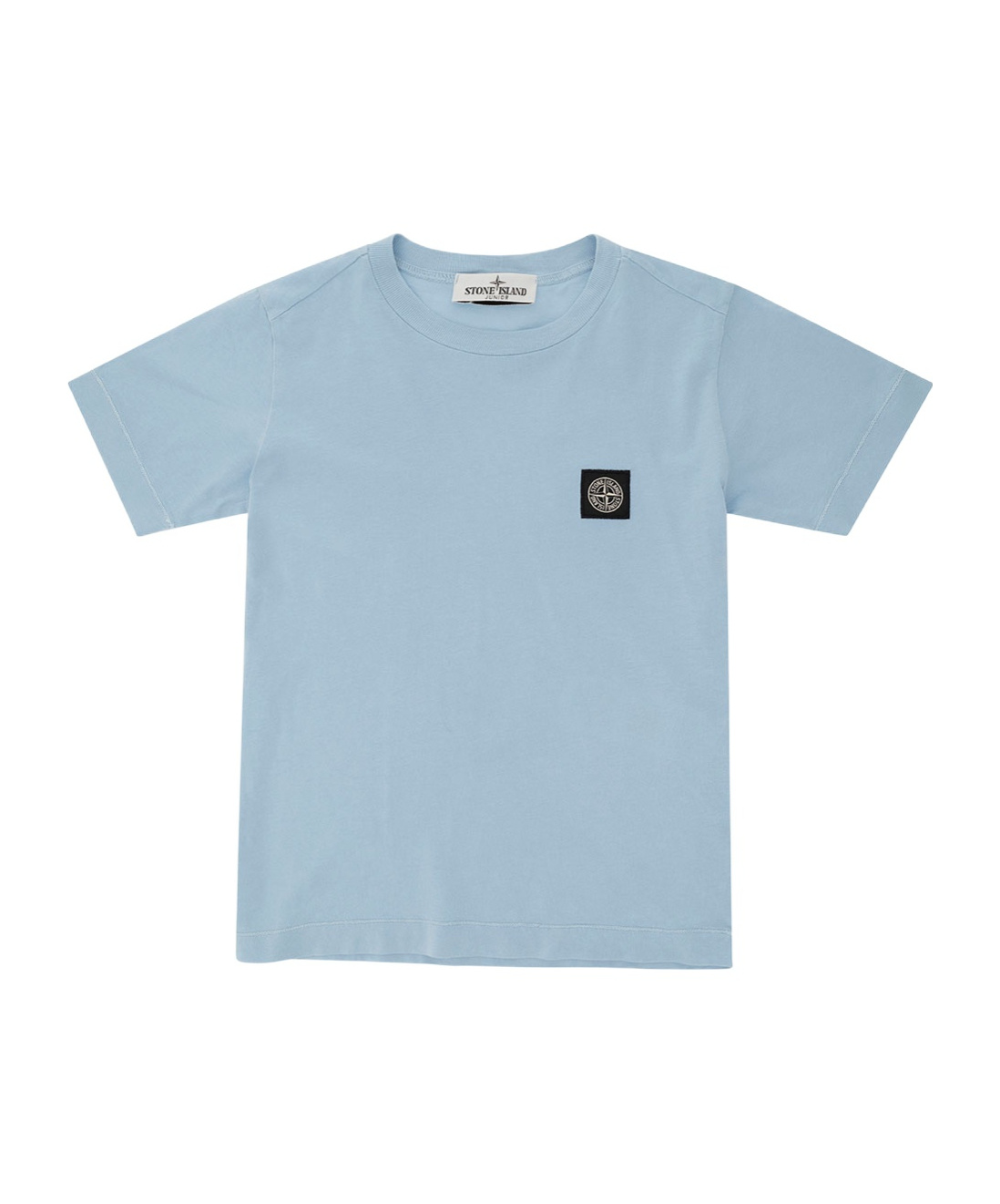 Stone Island Compass-motif Cotton T-shirt In Blue