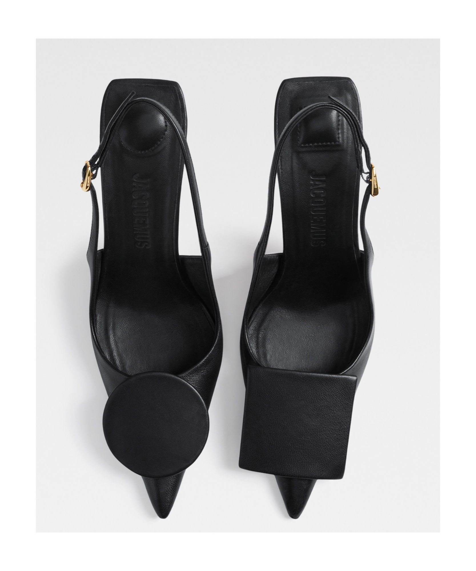 Jacquemus Women Les Slingbacks Duelo Haut Pumps In Black