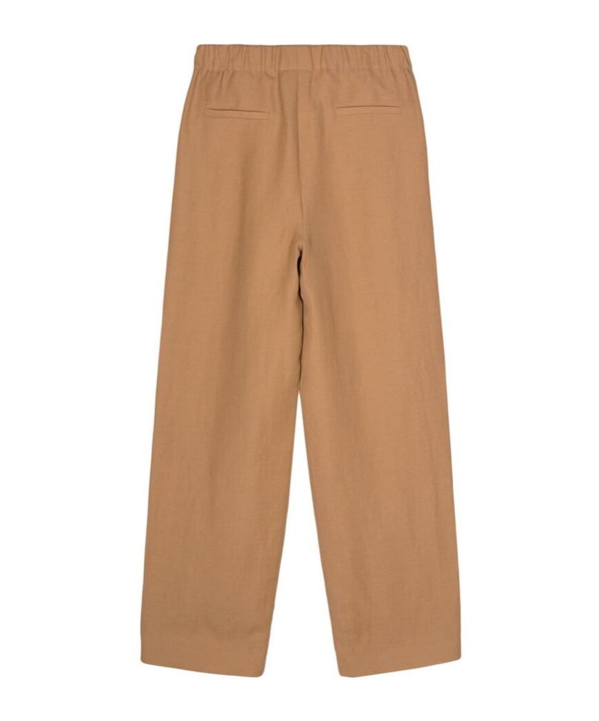 Fabiana Filippi Mid-rise Tapered-leg Trousers In Nude