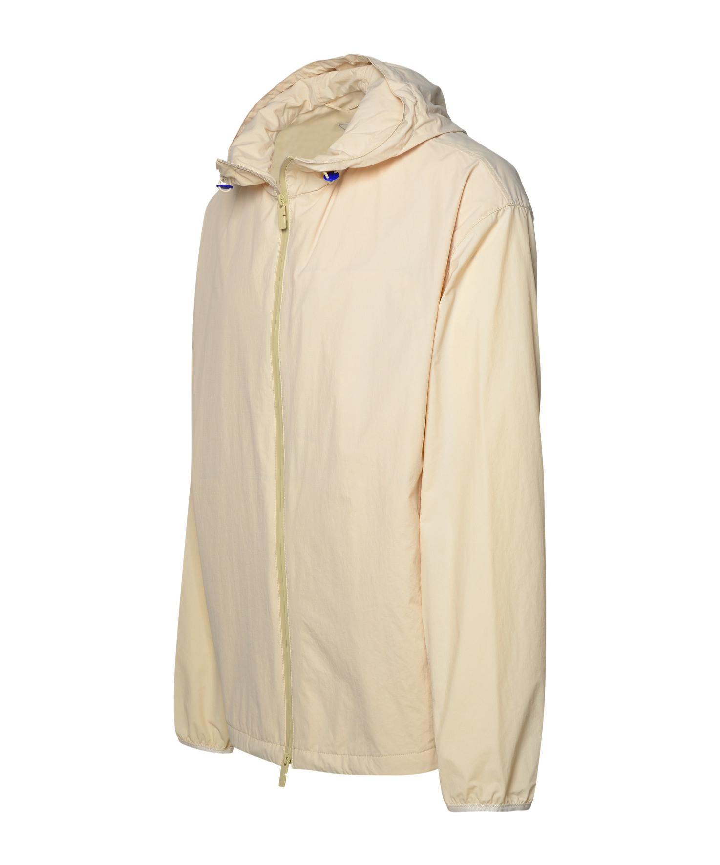 Burberry Equestrian Knight-motif Hooded Jacket In Nude