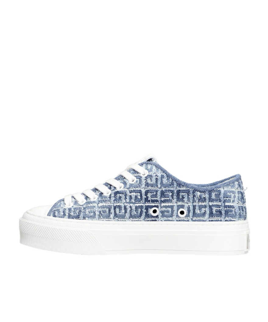 GIVENCHY CITY 4G DENIM SNEAKERS