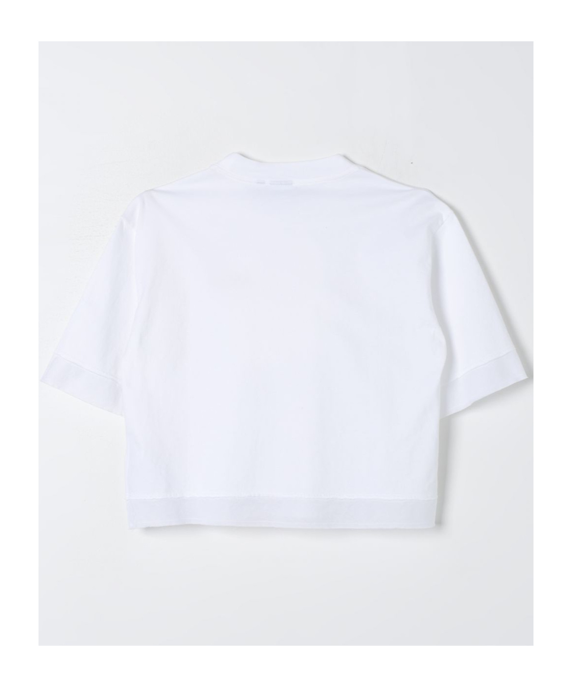 Aspesi Logo-embroidered T-shirt In White