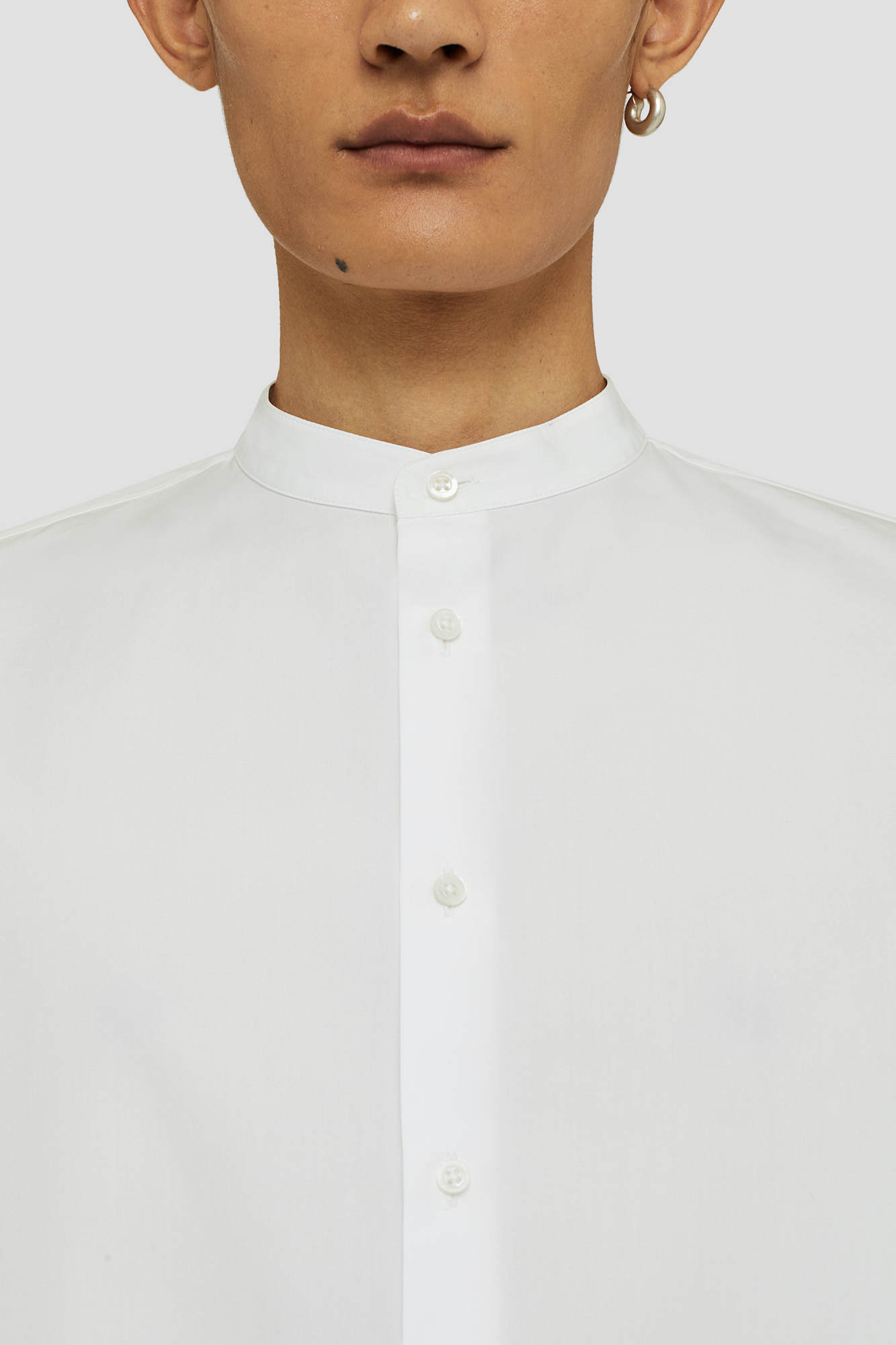 Jil Sander Sunday Cotton Shirt In White