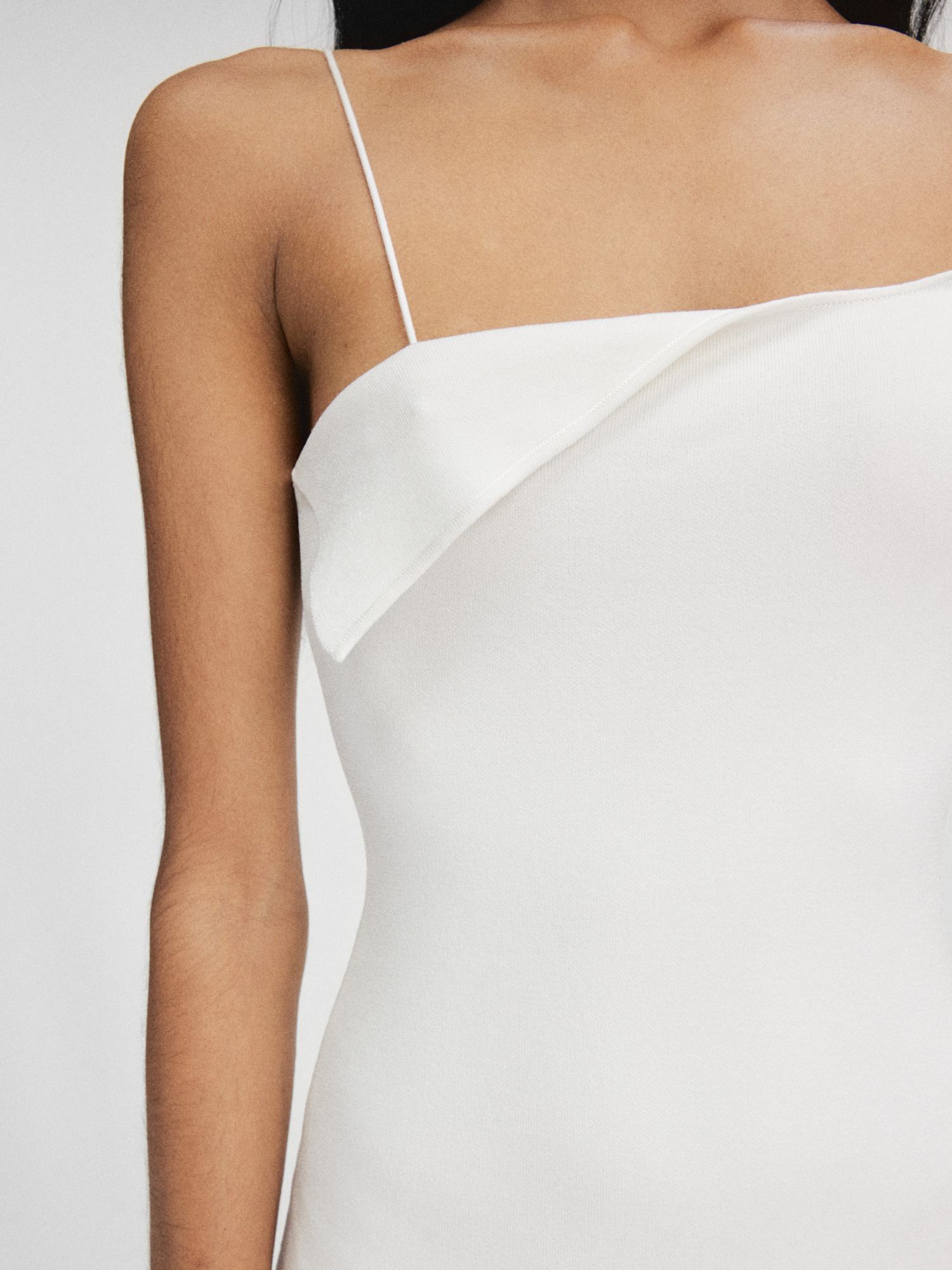 Jacquemus Folded Mini Dress In White