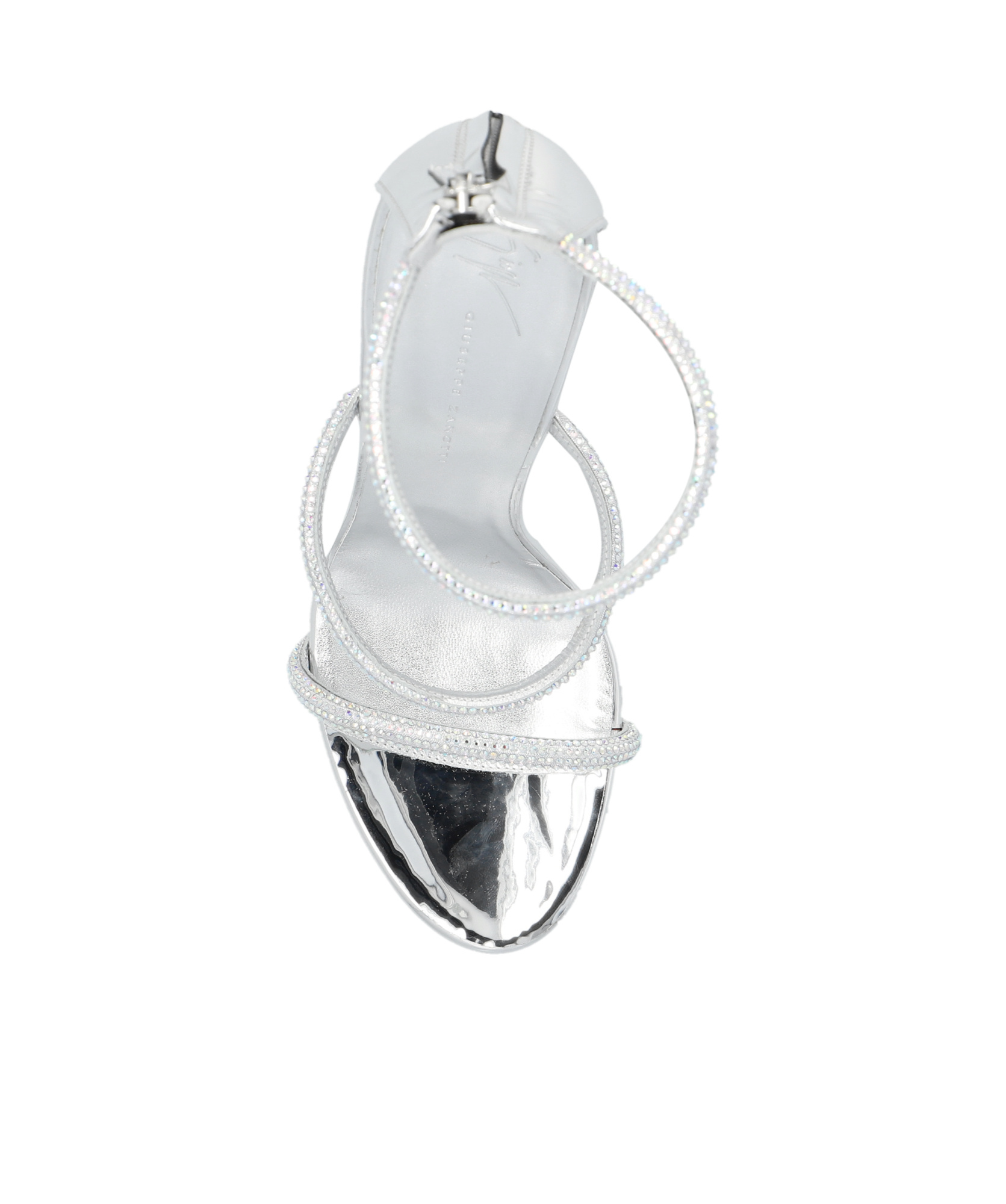 Giuseppe Zanotti Harmony Strap Embellished Sandals In White