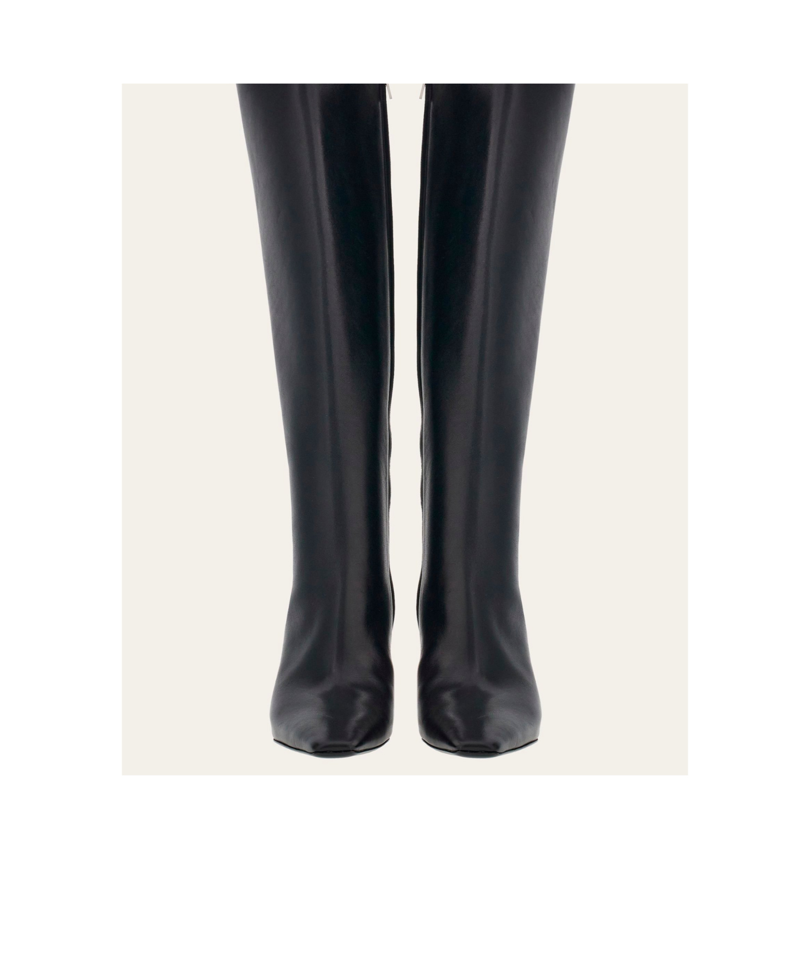 Ferragamo Pointed Boots In Black