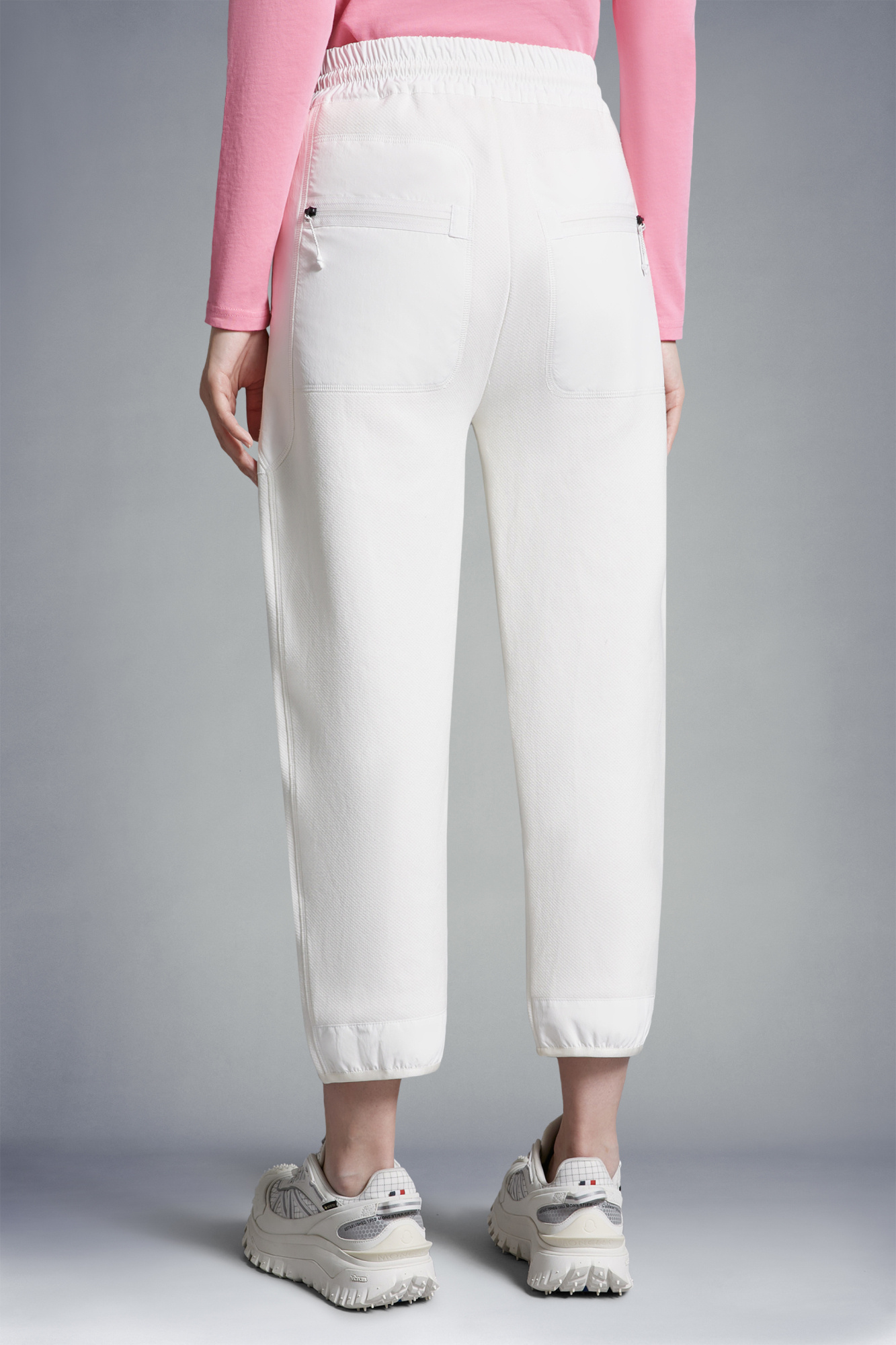 MONCLER CONTRASTING-PANELS TRACK PANTS 