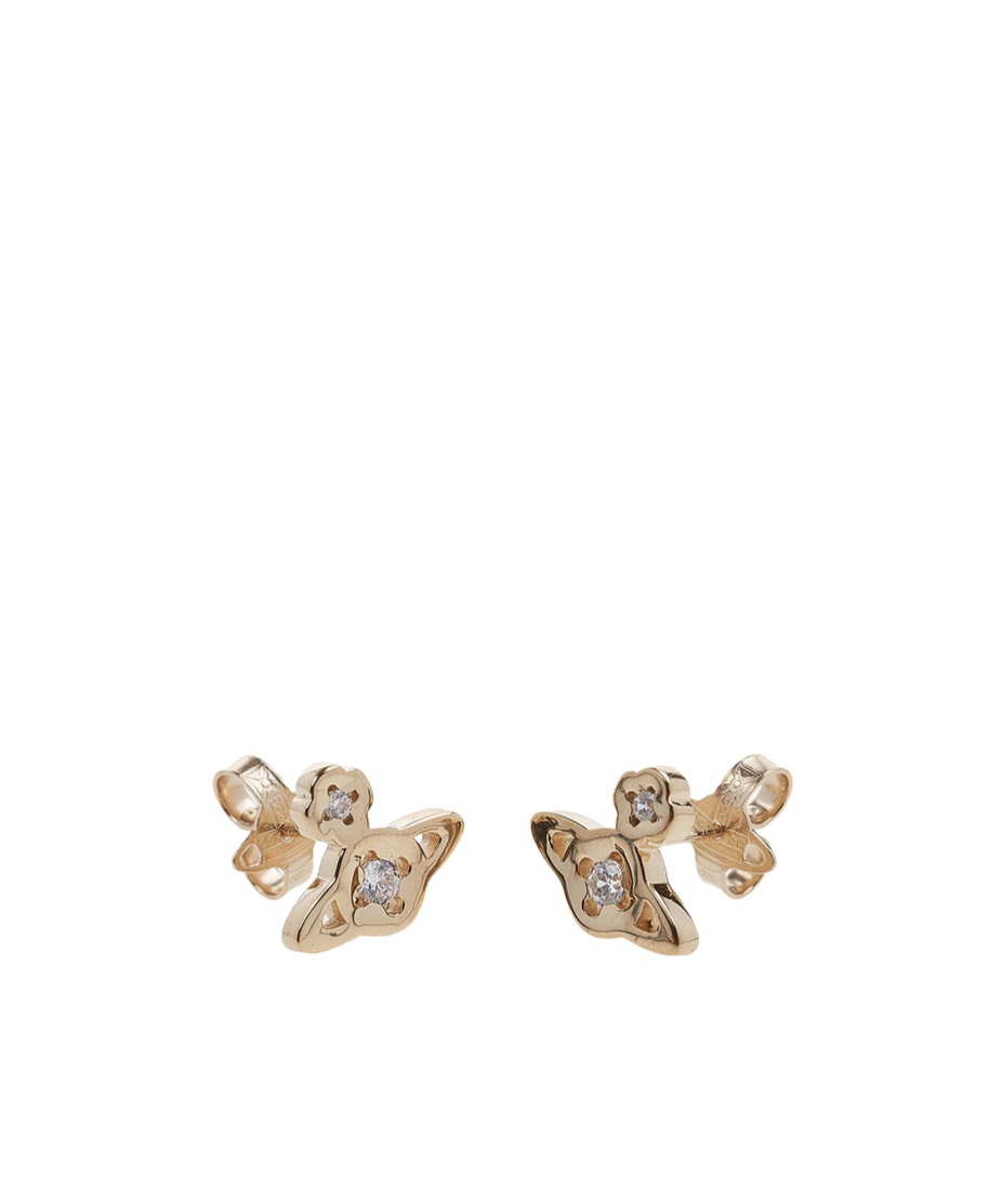 Vivienne Westwood Pattern Earrings In Yellow