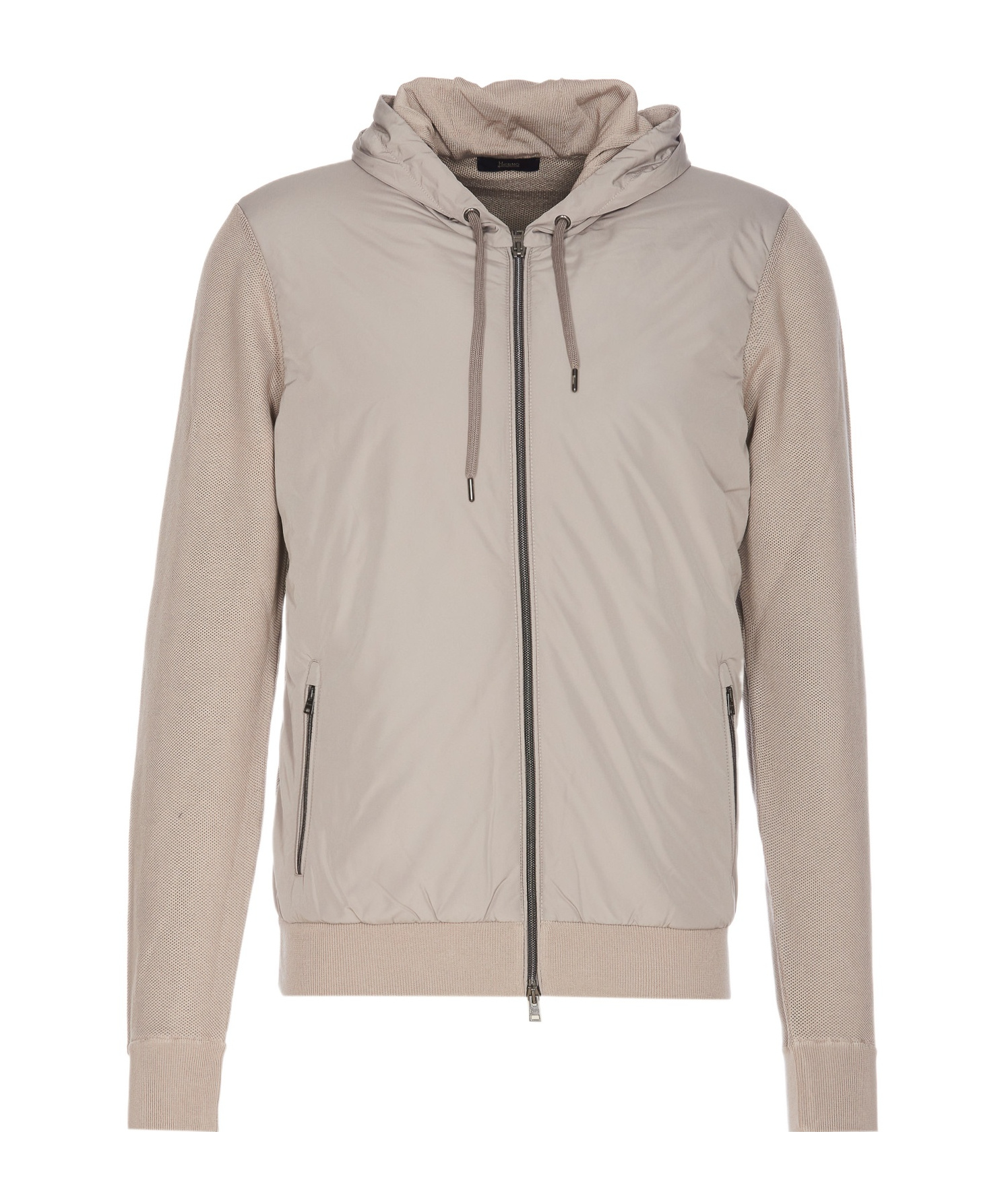 Herno Hooded Jacket In Nude
