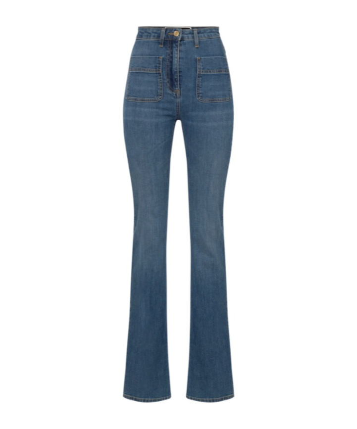 Elisabetta Franchi Jeans In Blue