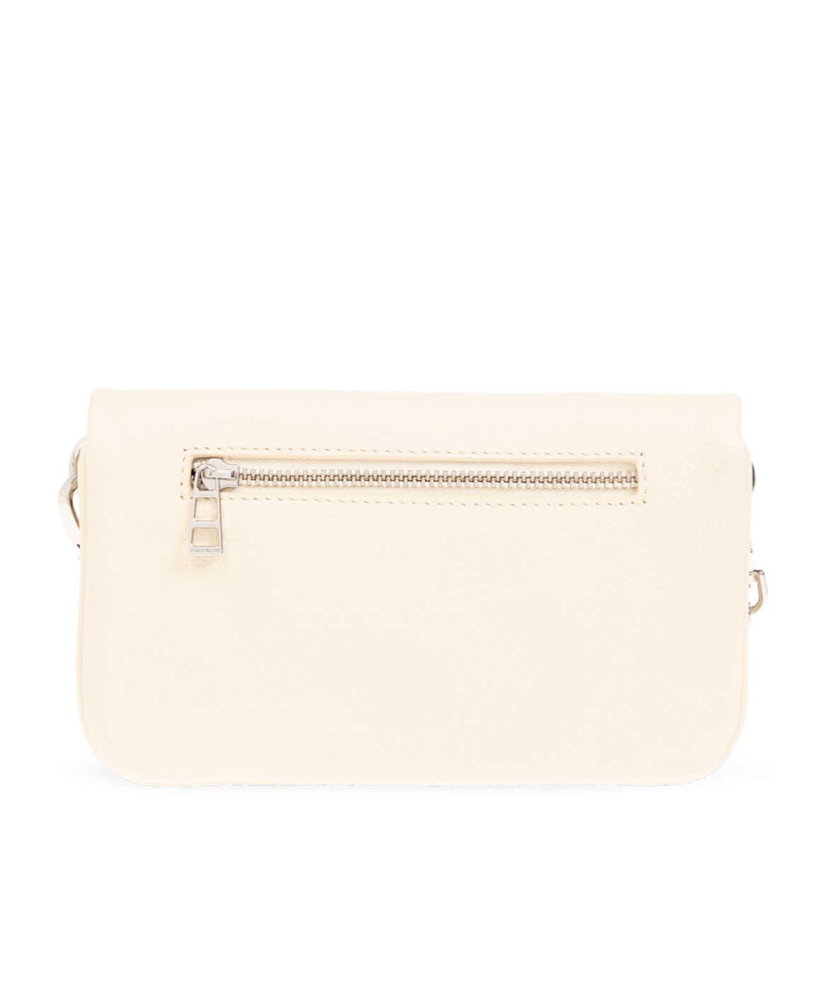 Shop Zadig & Voltaire Swing Your Wings Rock Nano Leather Crossbody Bag In White