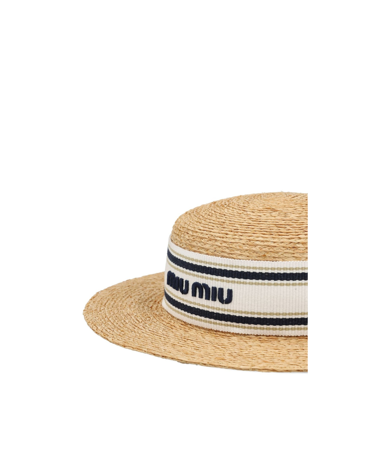 Miu Miu Woven Fabric Hat
