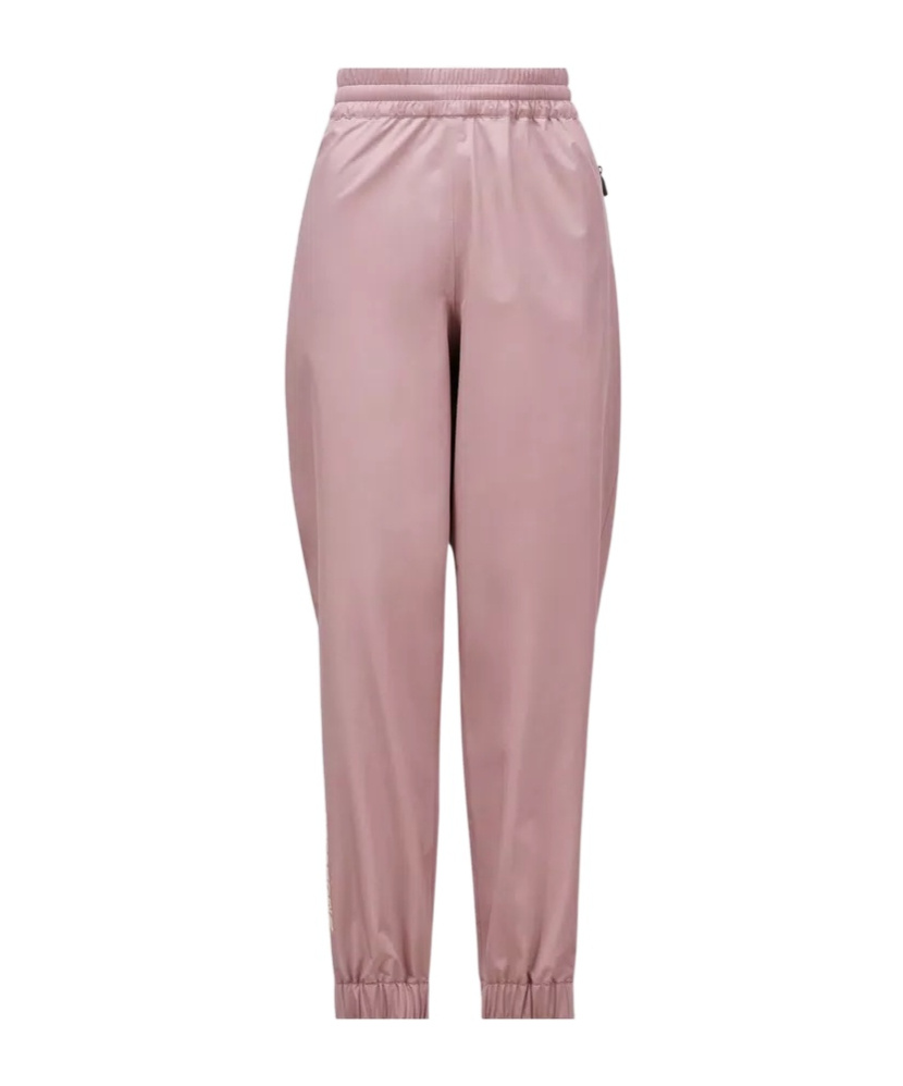 Moncler Elasticated-waist Tapered Track Pants In Pink