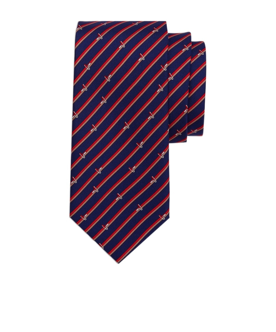 FERRAGAMO STRIPED TIE