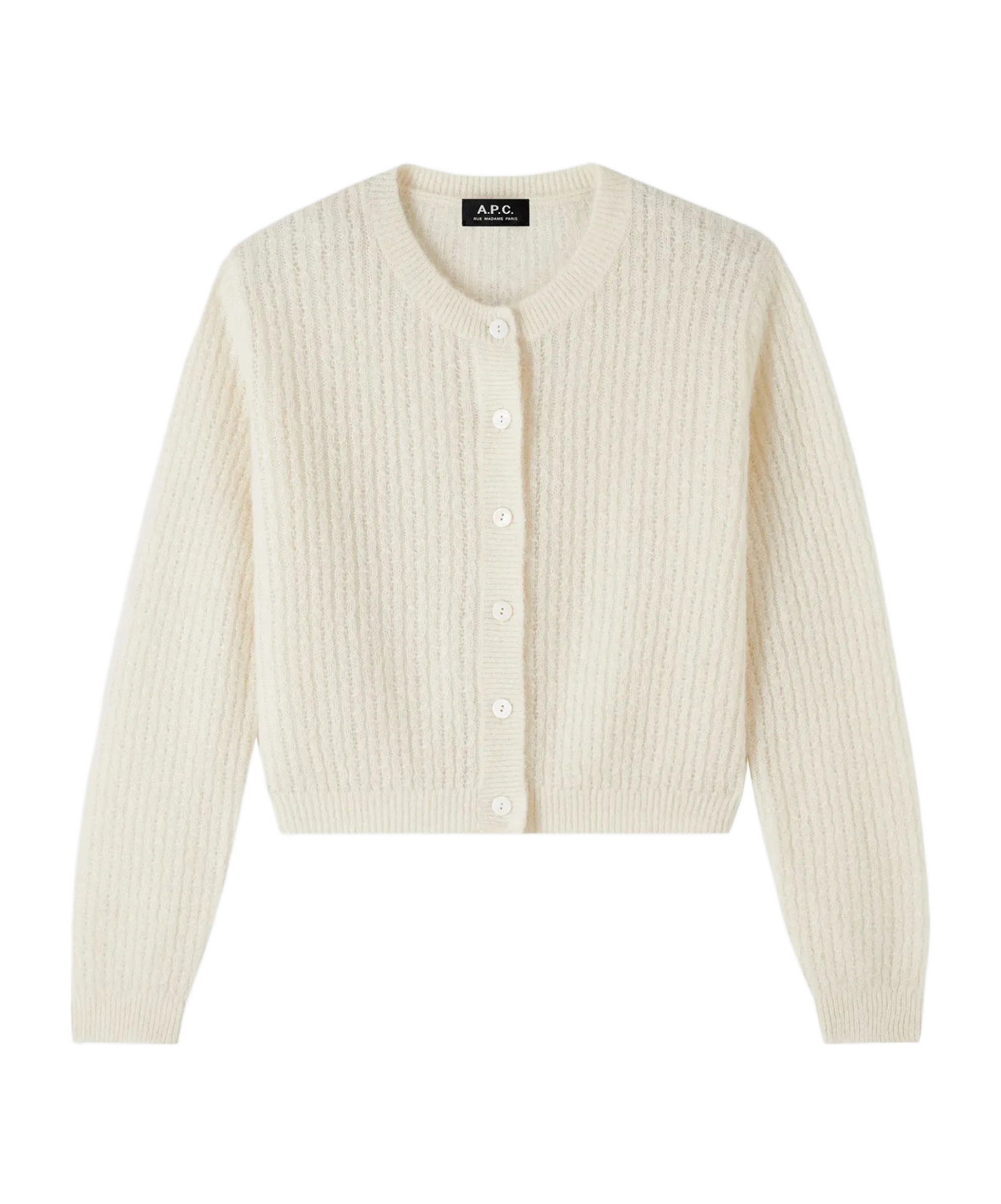 Apc Off-white Milo Cardigan In White