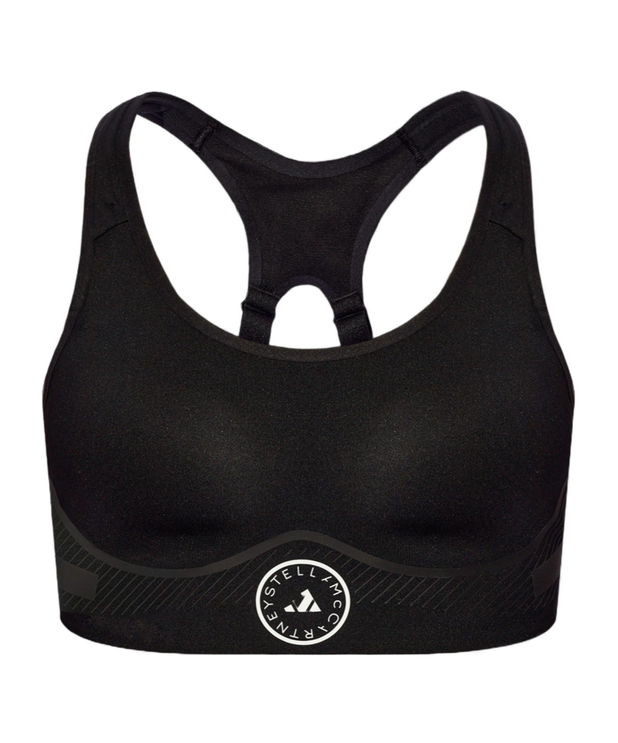 Adidas By Stella Mccartney Truepace High Support Performance Bra In Black