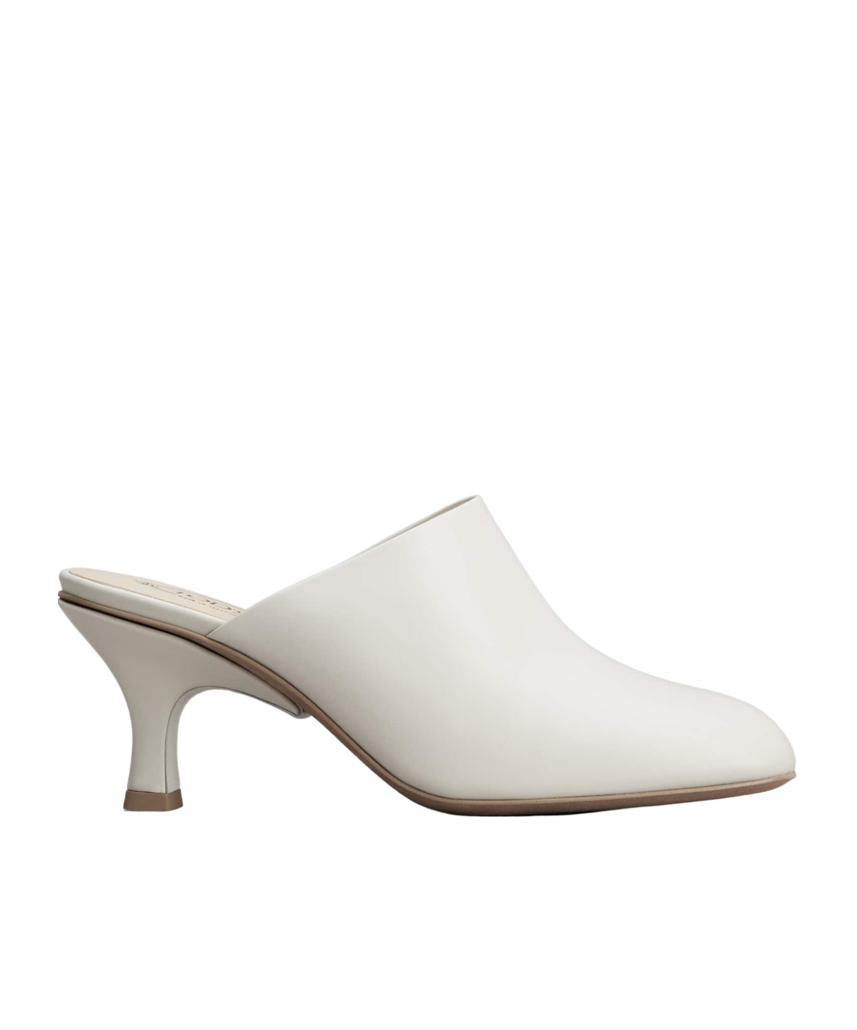 Tod's Leather Sabot In White