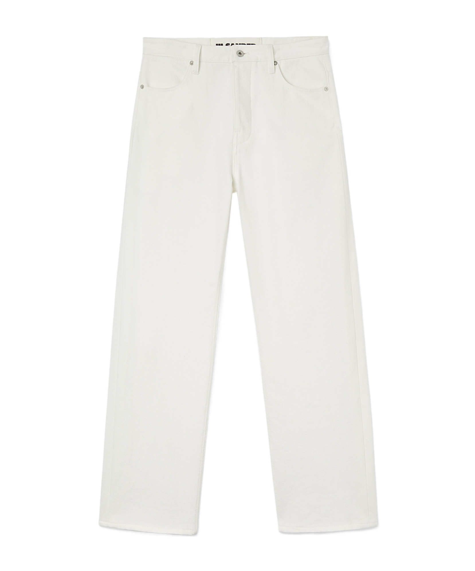 Jil Sander Mid-rise Straight-leg Jeans In White