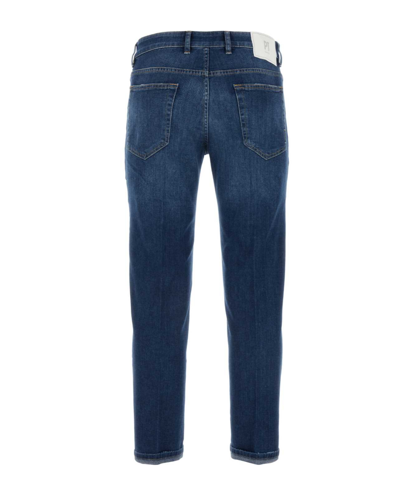 Pt01 Tory Burch Indie Slim Tapered Jeans In Blue