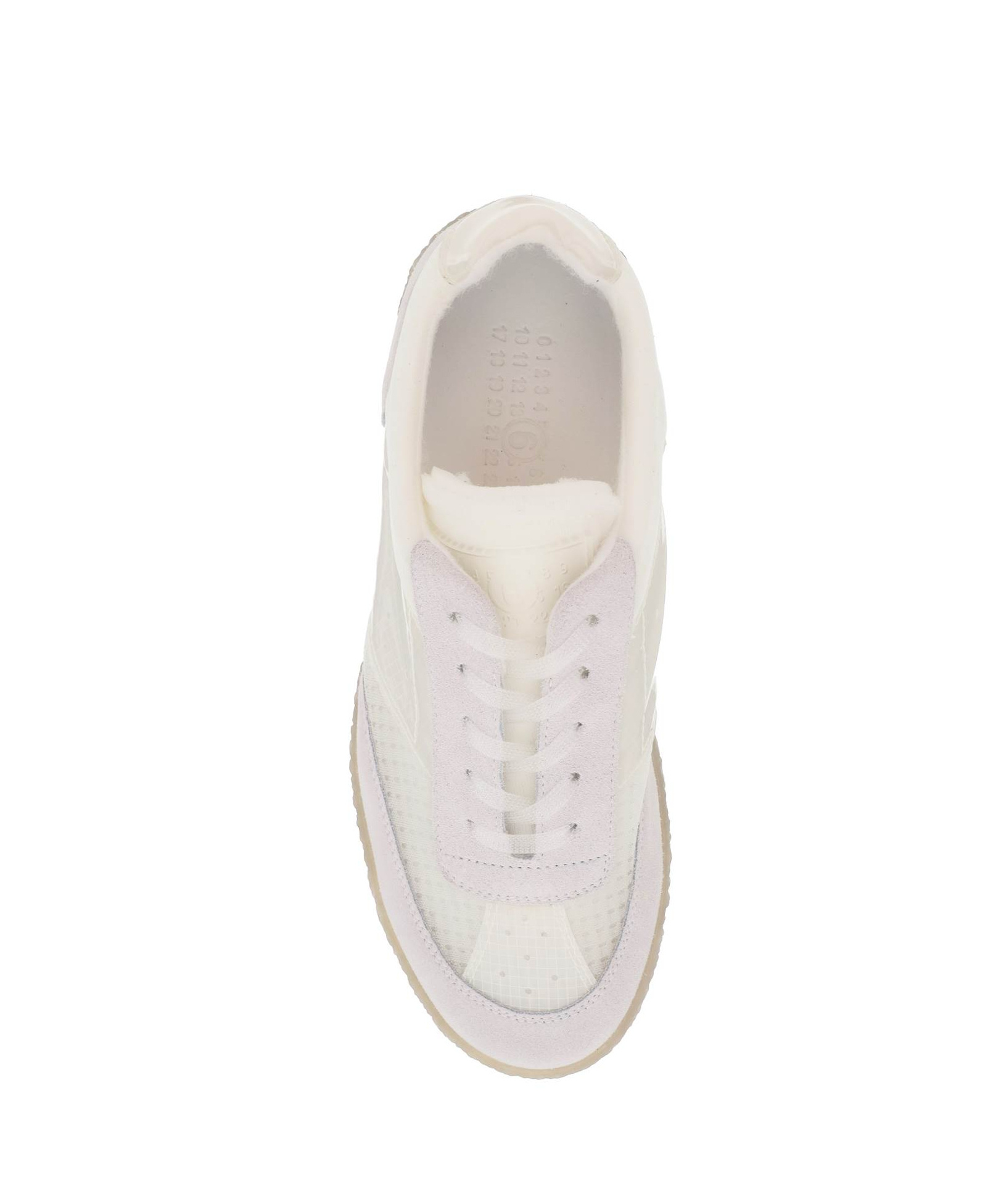 Shop Mm6 Maison Margiela Replica Low-top Sneakers In White