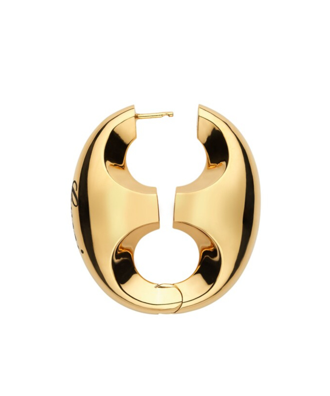 Gucci Marina Sculptured Drop Earrings In Yellow