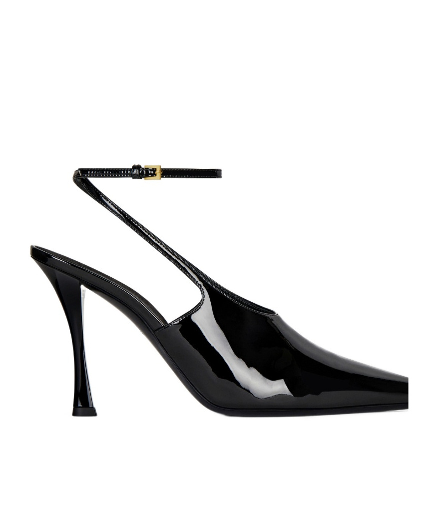 Givenchy Sleek Slingback Pumps With Pointed Design In Black