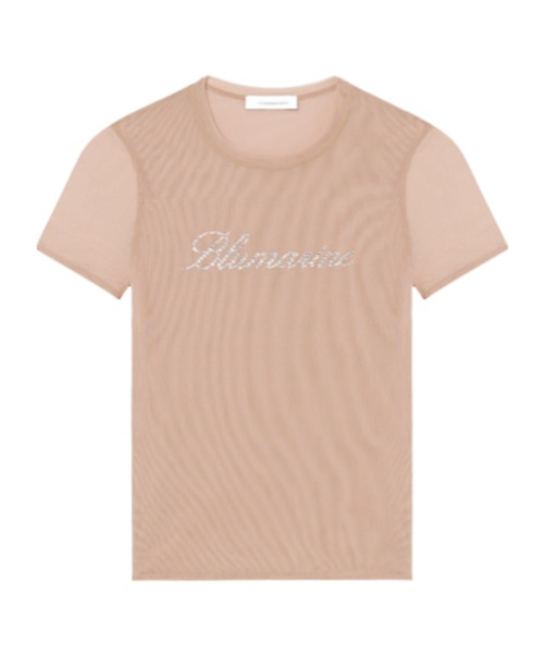 Blumarine Top In Nude