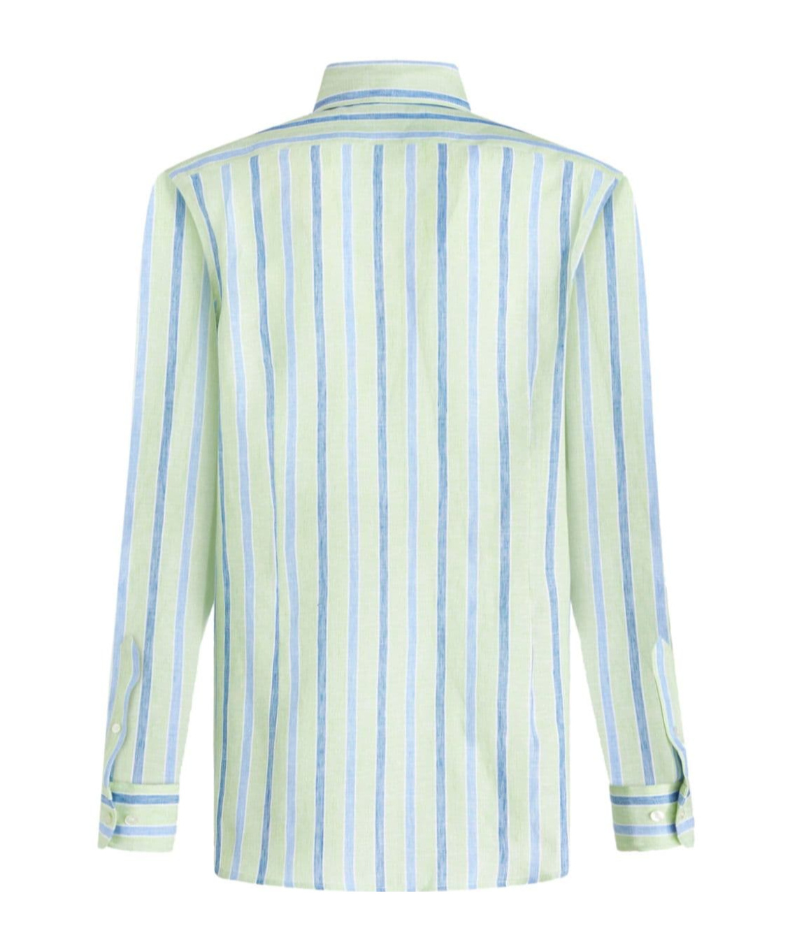 Etro Long-sleeved Shirt In White