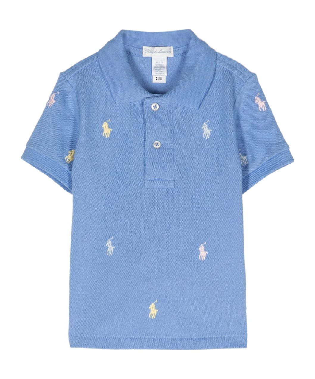 Polo Ralph Lauren Polo Pony-embroidered Polo Shirt In Blue