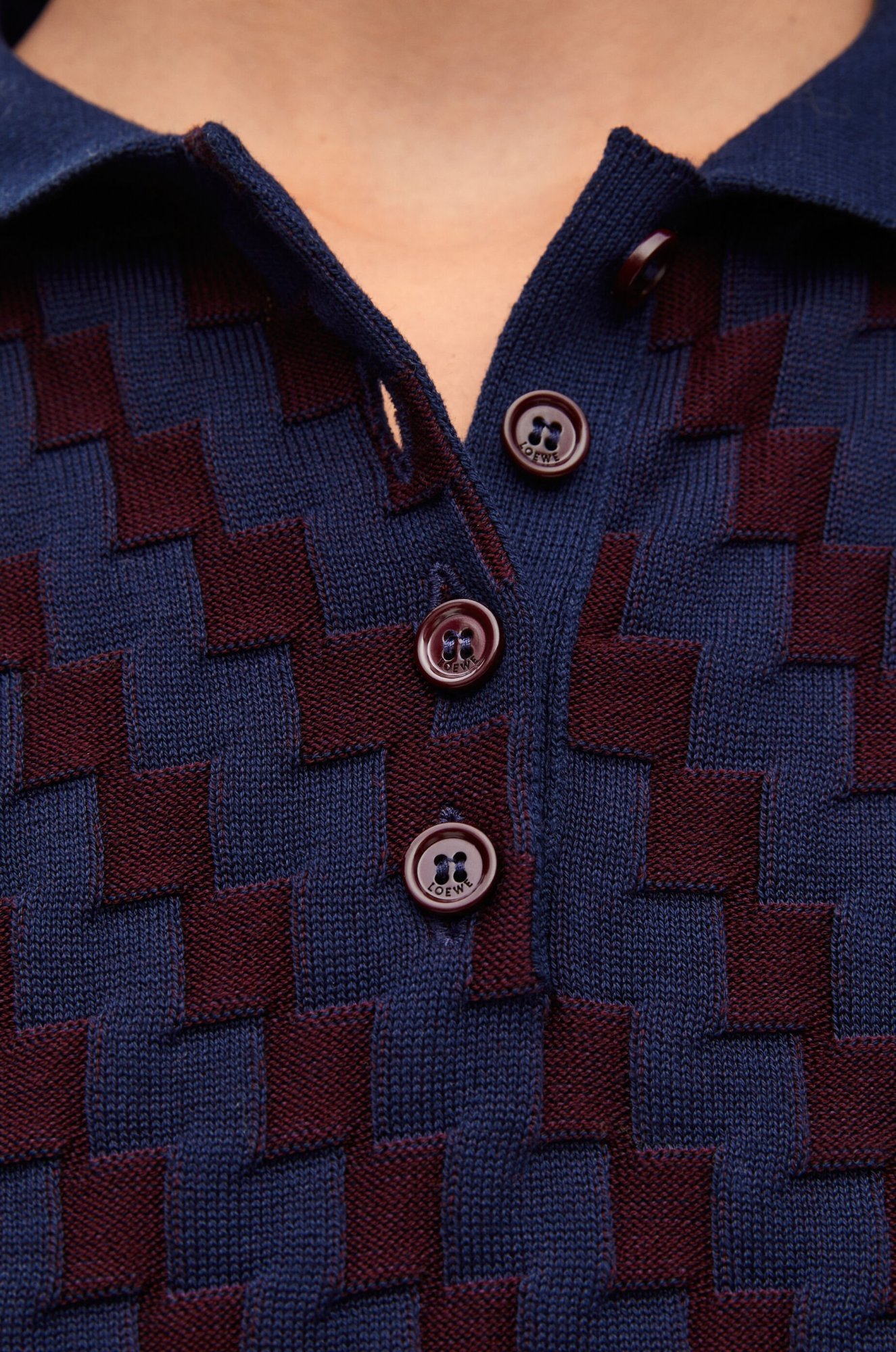 LOEWE POLO SWEATER IN COTTON