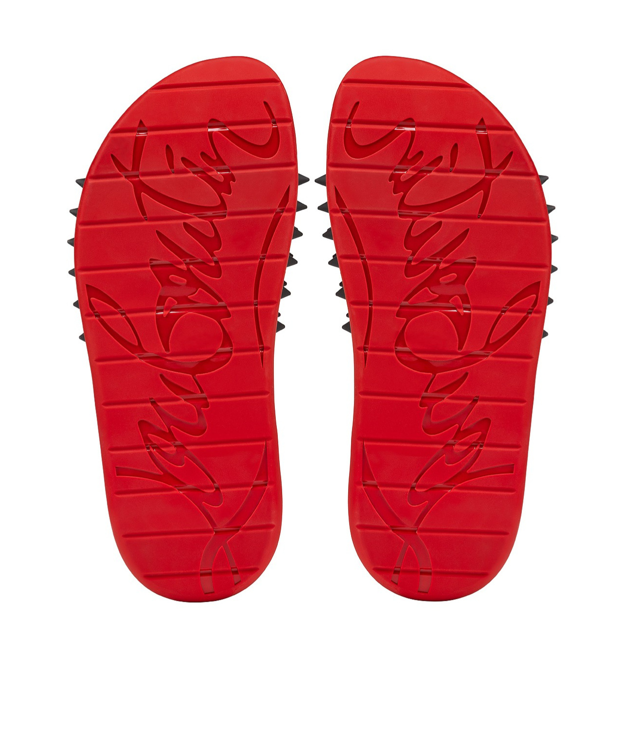 CHRISTIAN LOUBOUTIN TAKE IT EASY SPIKE SLIDES