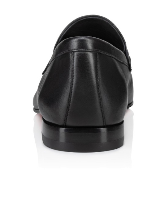 Christian Louboutin Mj Moc Slip-on Loafers In Black