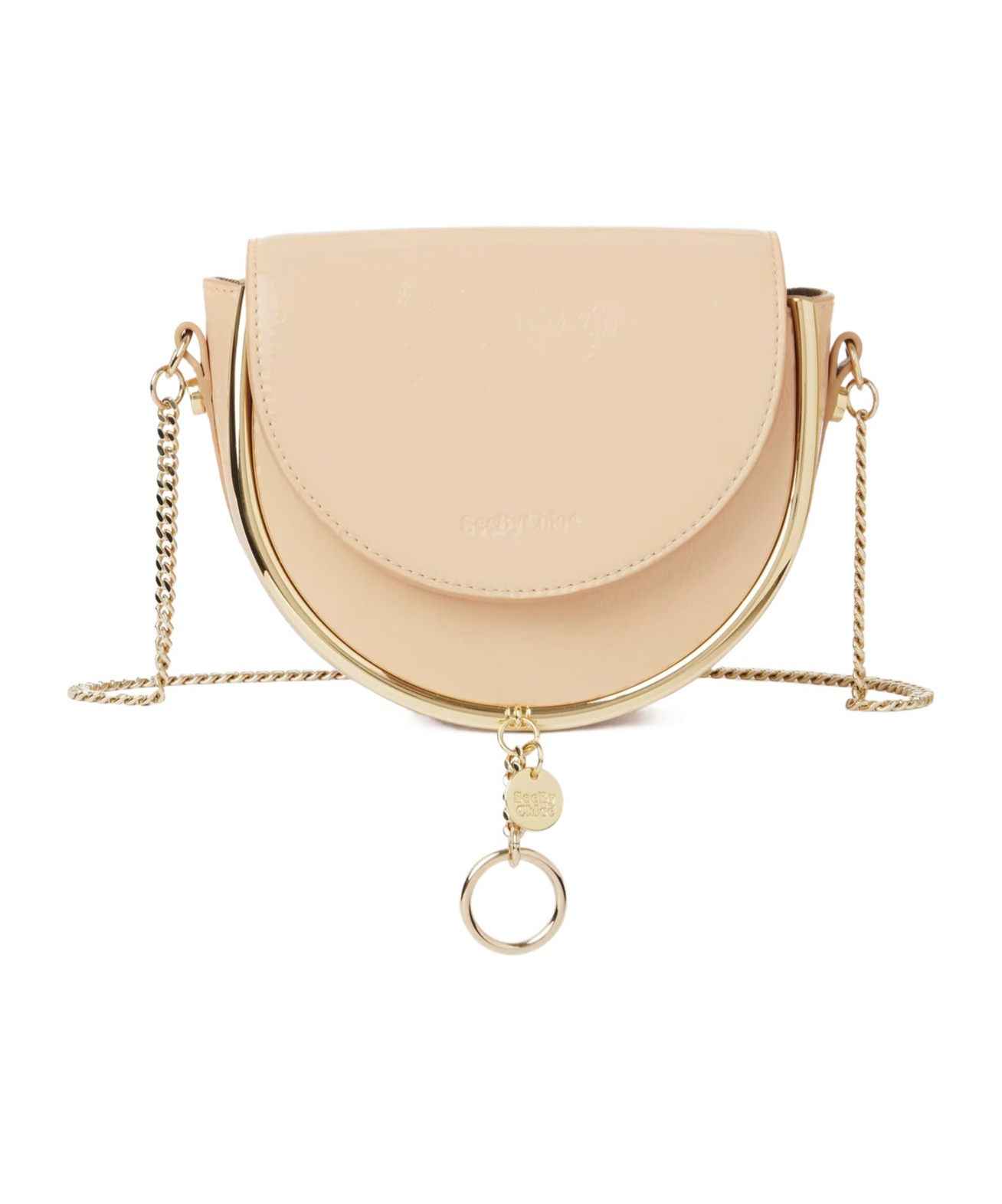 See By Chloé Mara Chain Shoulder Bag In Nude