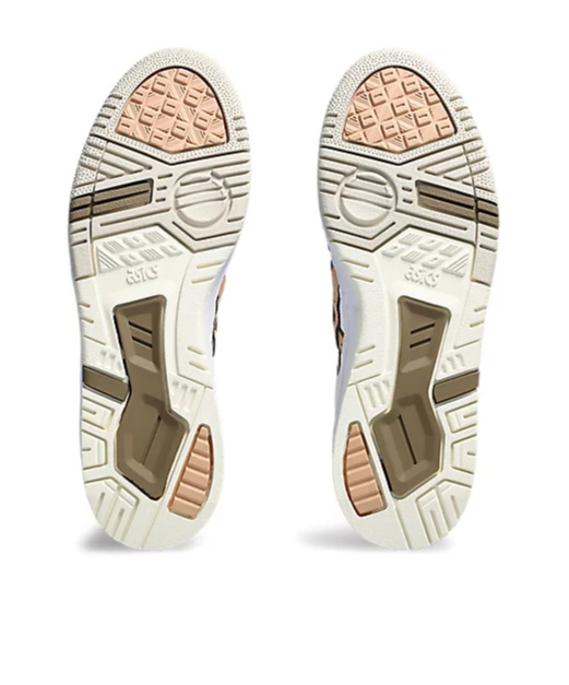 Asics Ex89 Panelled-design Leather Sneakers In White