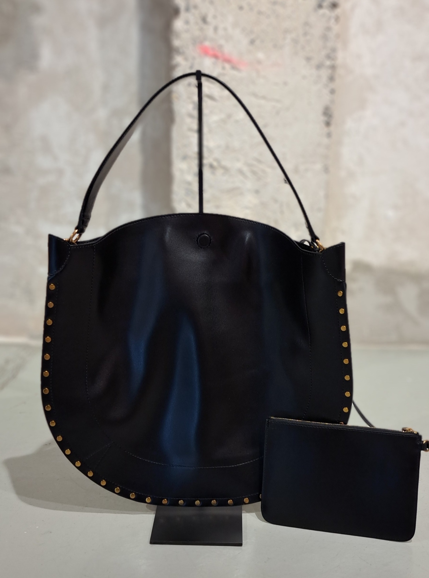 Isabel Marant Oskan Hobo Tote Bag In Black