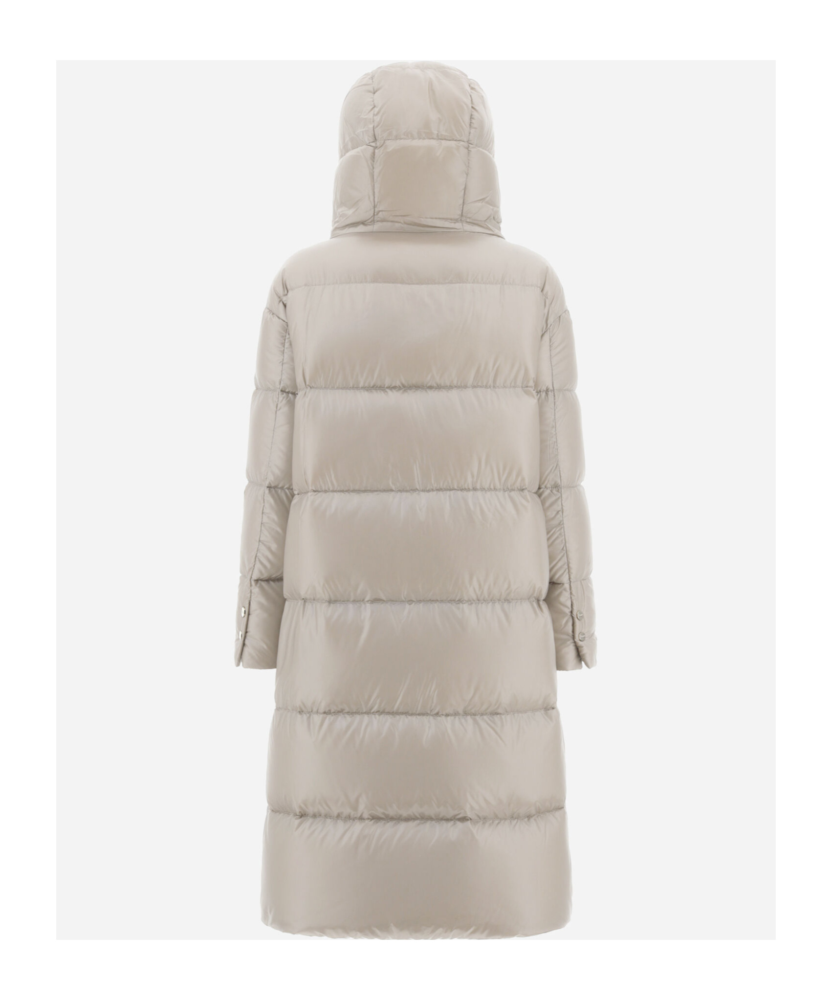 Herno Long-sleeved Down Jacket In Nude