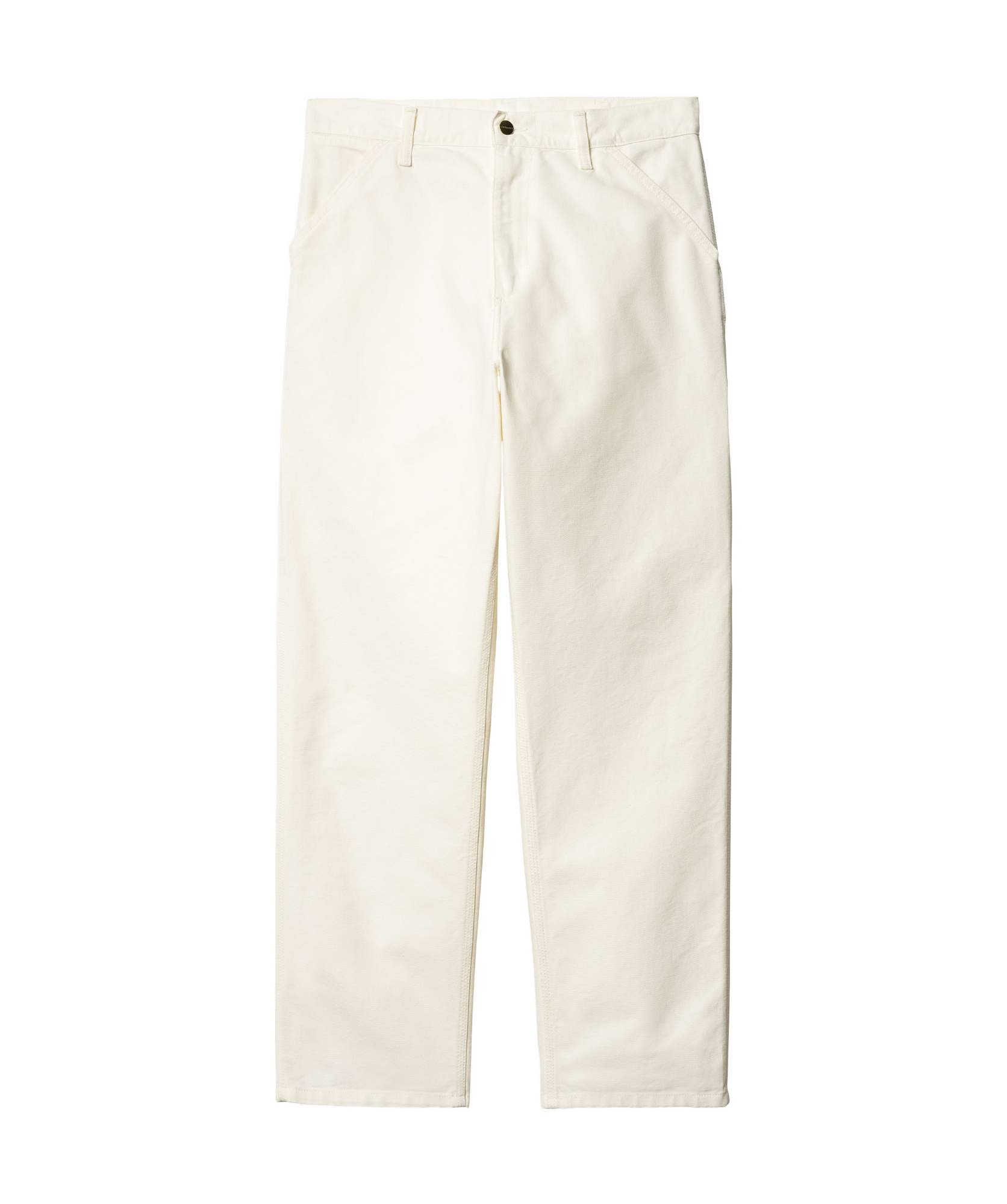 Carhartt Single Knee Pant Sonyc Silver In Cotton In White