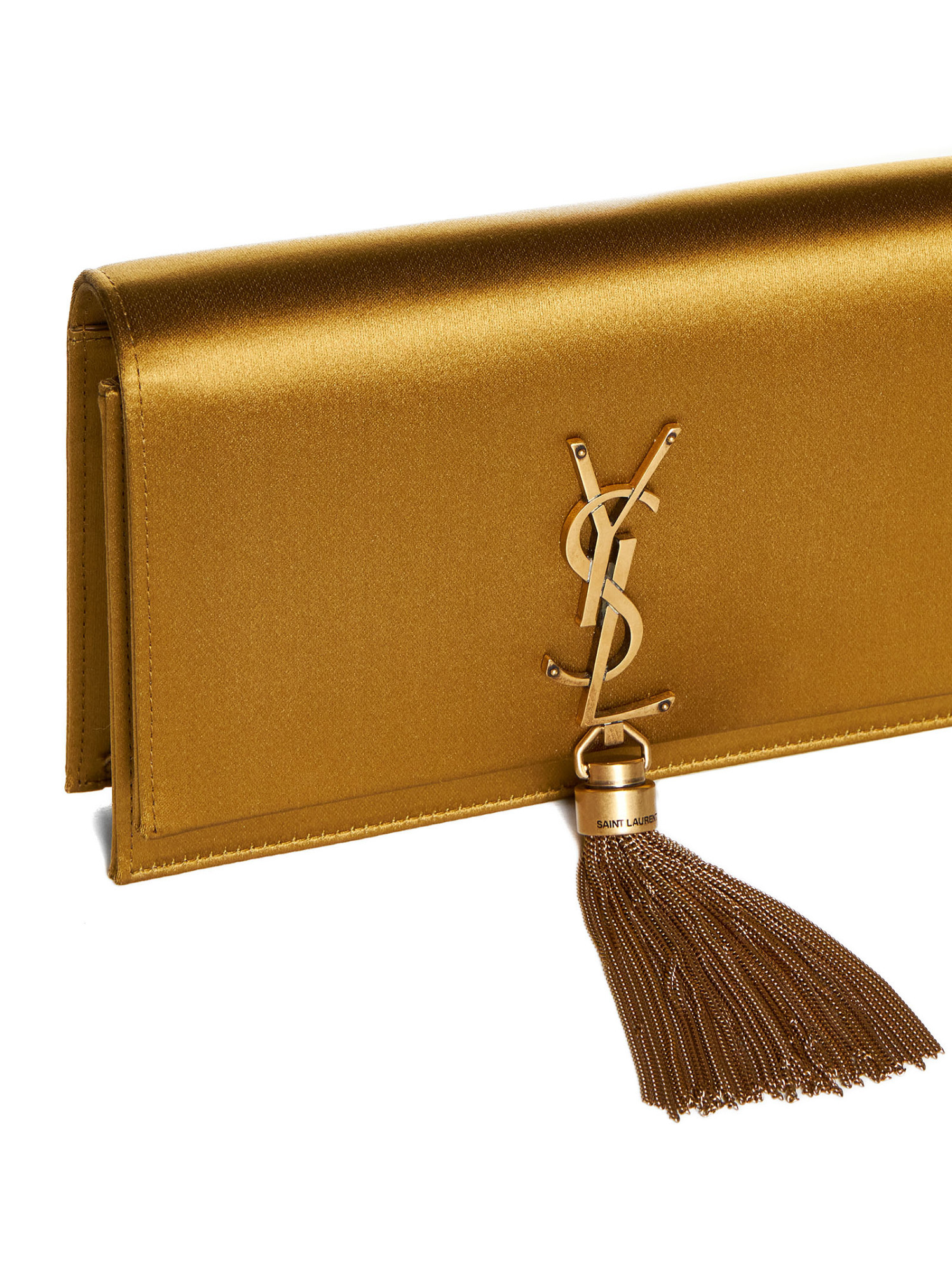 Saint Laurent Flip Shoulder Bag In Orange