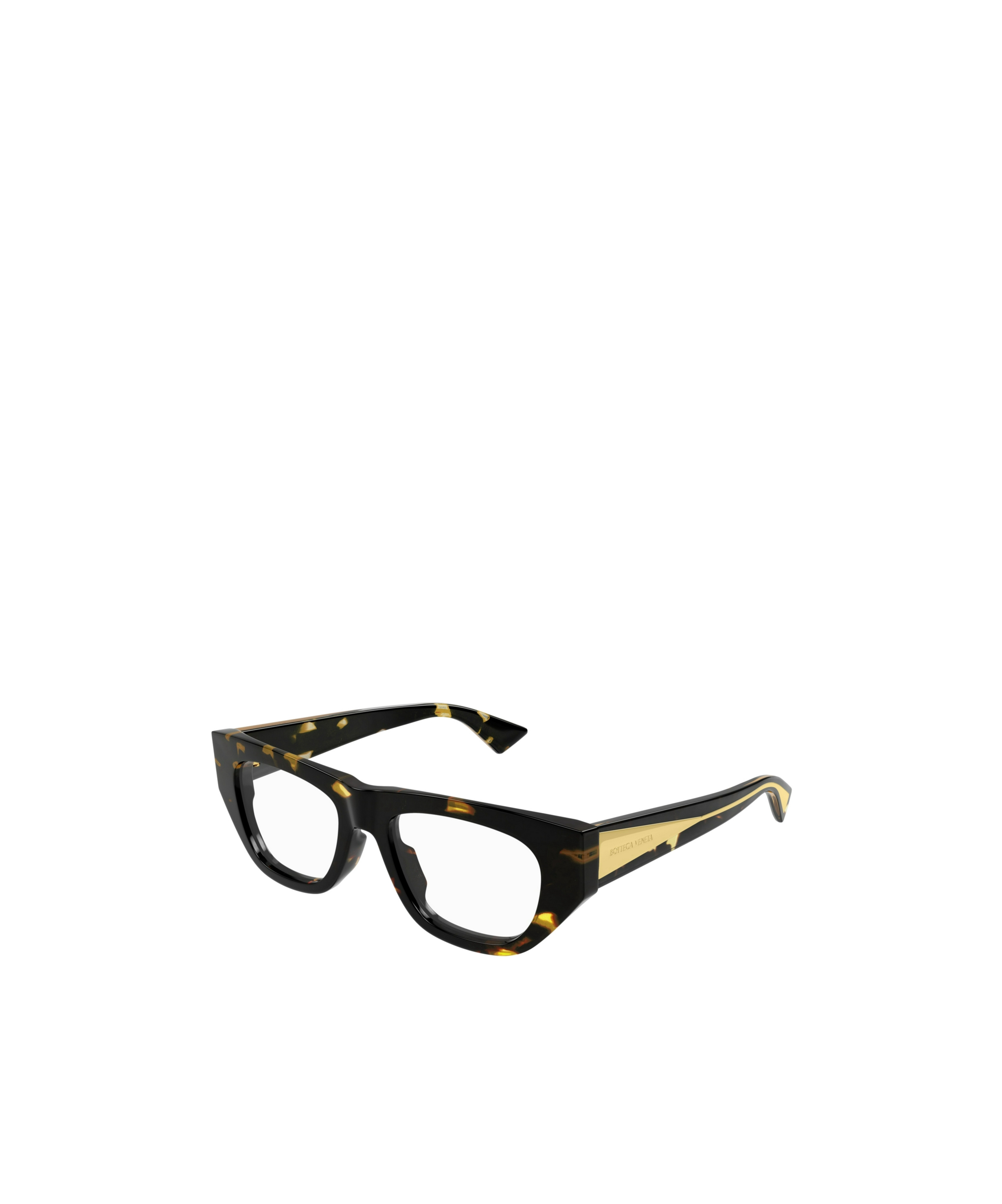 Bottega Veneta Geometric Frame Flat Mirror In Black