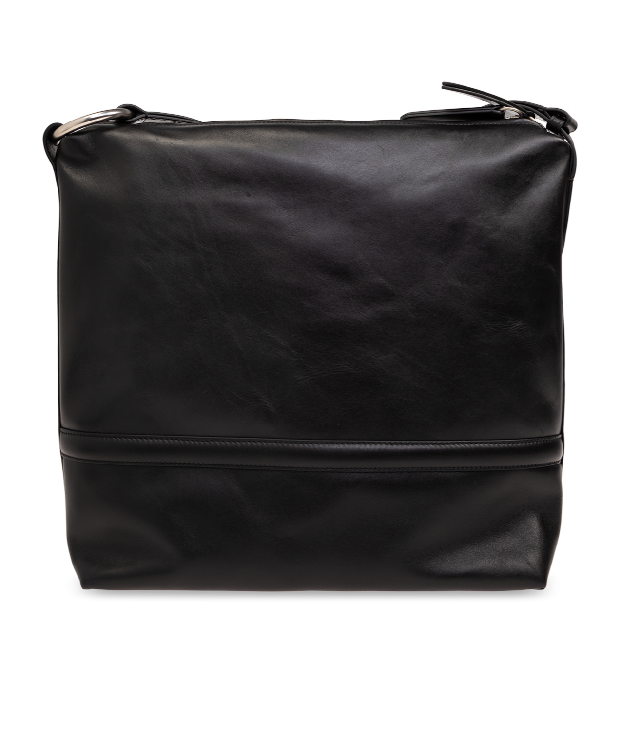 Dries Van Noten Zipper Shoulder Bag In Black
