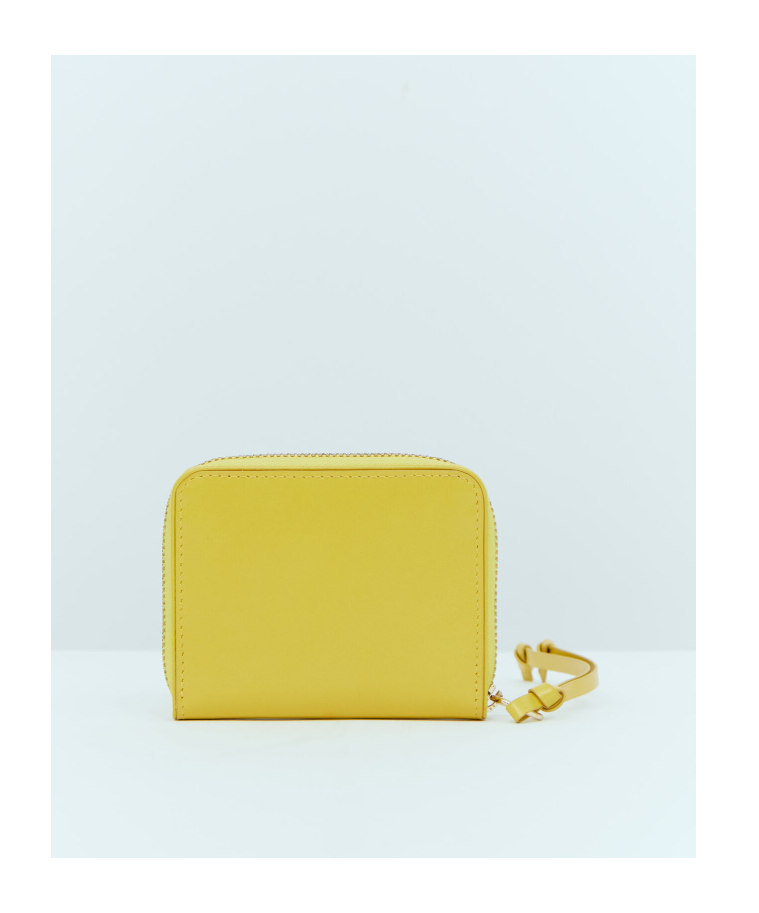 Dries Van Noten Zipper Wallet In Yellow