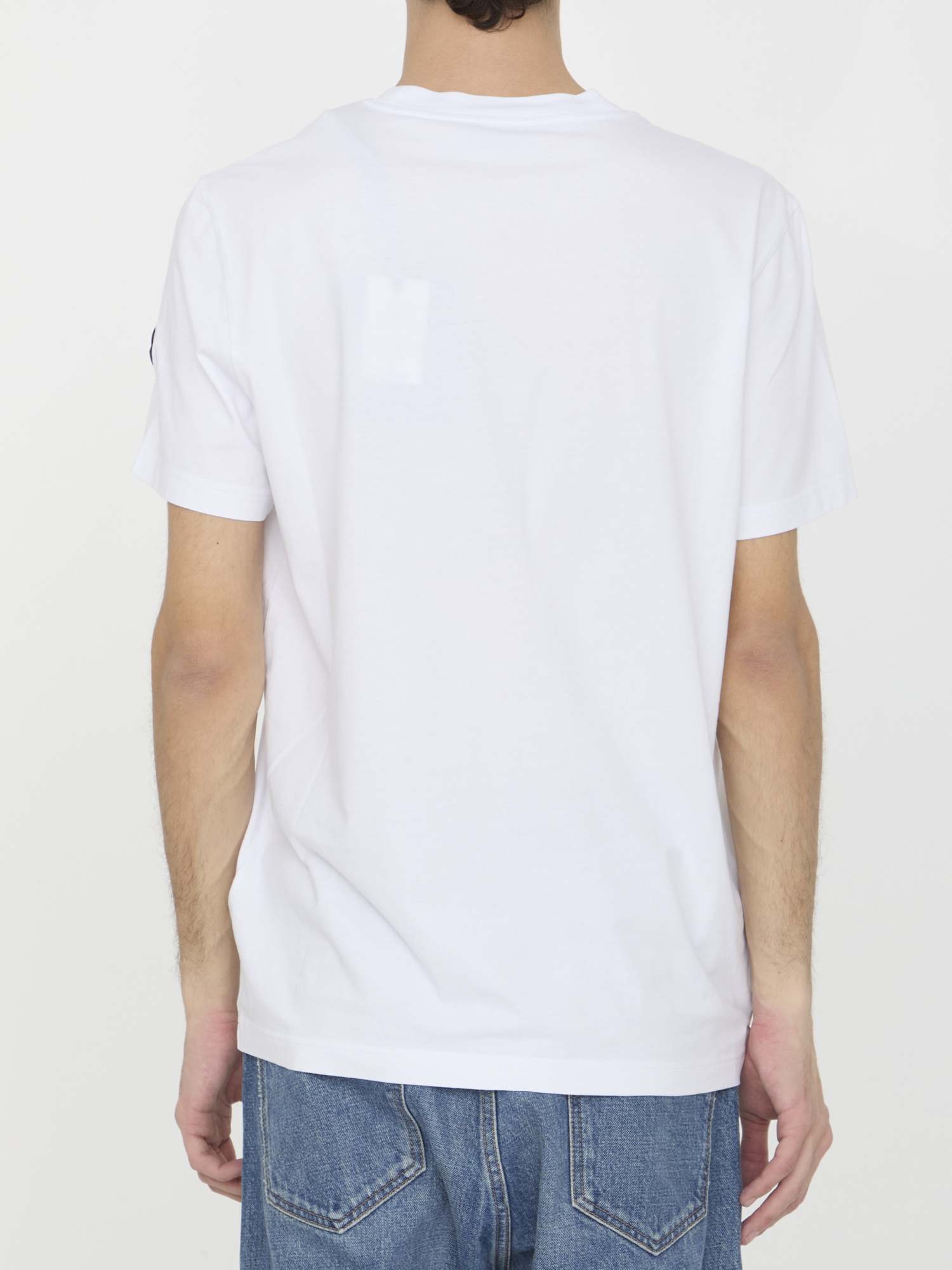 Moncler Logo Motif T-shirt In White