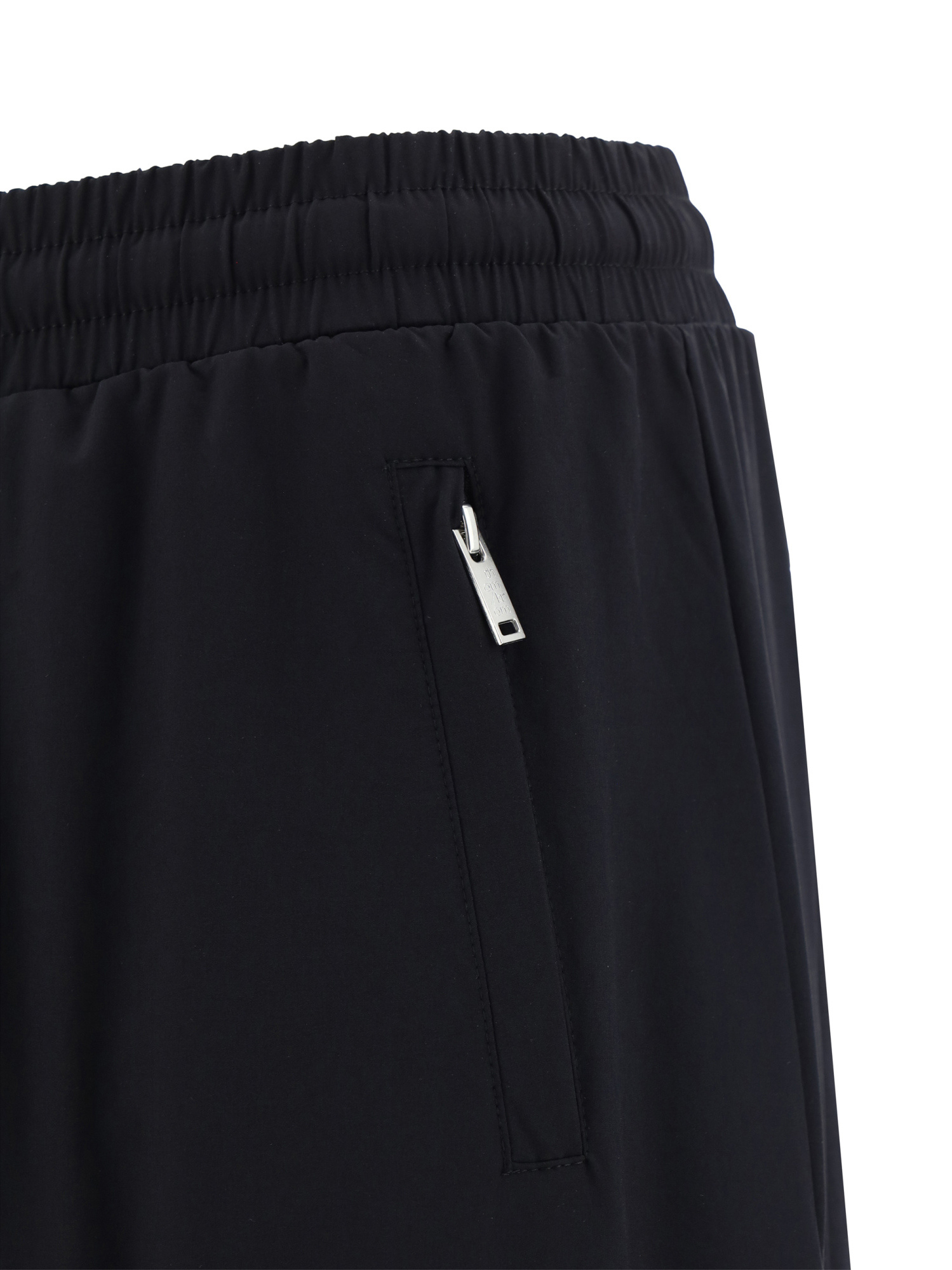 Thom Krom Drawstring Tapered Trousers In Black