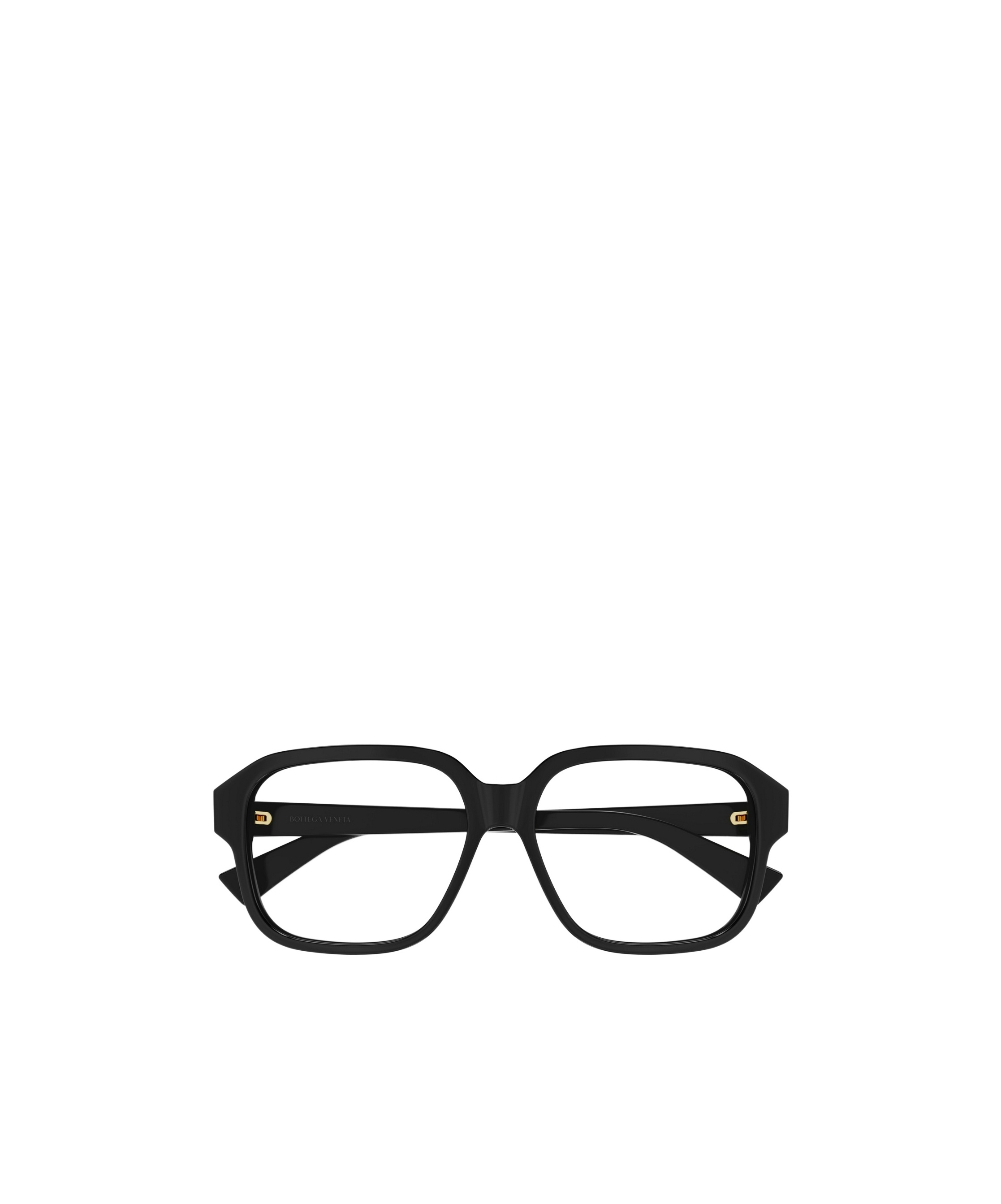 Bottega Veneta Geometric Frame Flat Mirror In Black