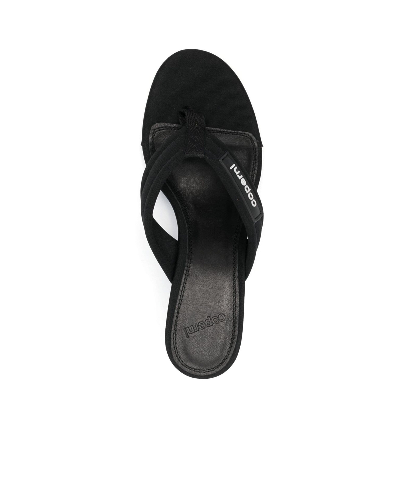 Coperni Open-toed Logo Muller Shoes In Black