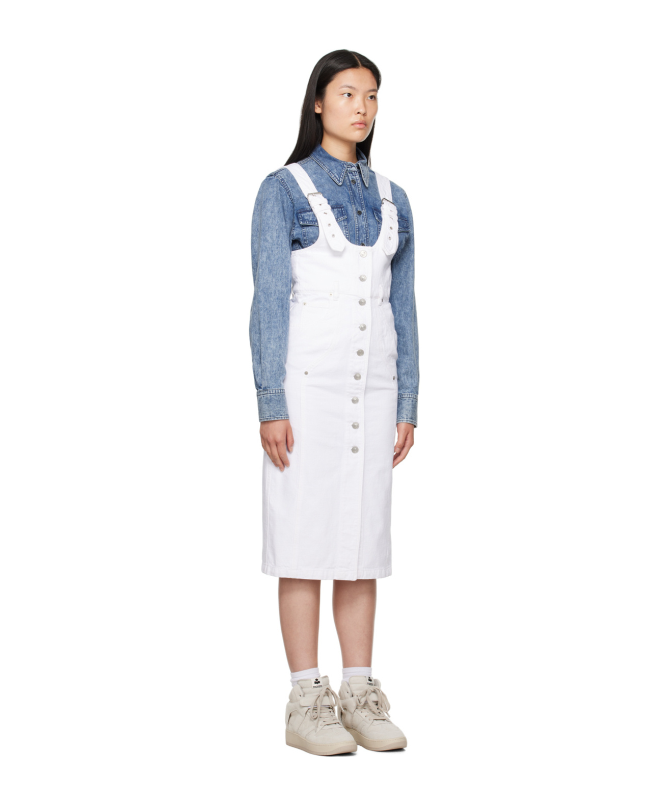 Shop Isabel Marant Étoile Filipine Dress In White