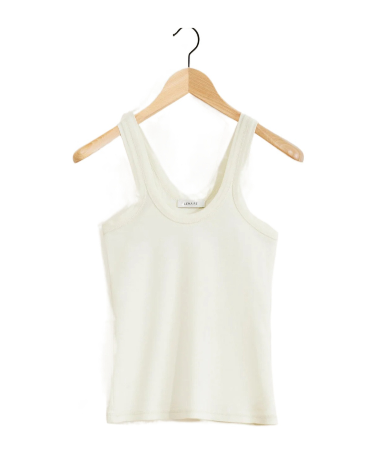 Lemaire Seamless Sleeveless Top In White